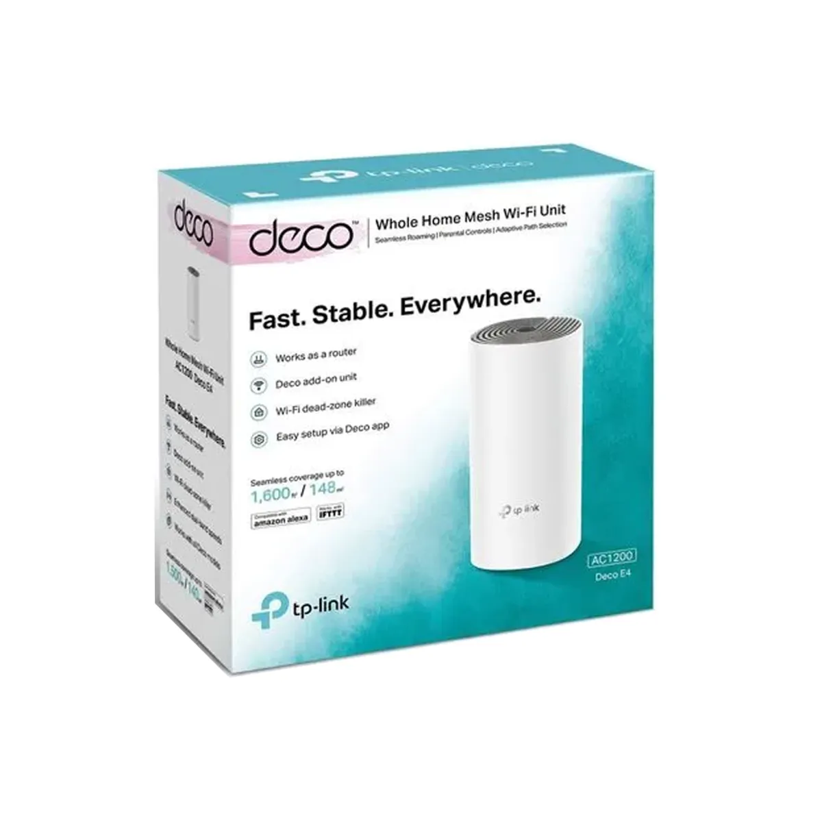 TP LINK - deco e4 1pack Sistema Wi-Fi Mesh dual banda  AC1200