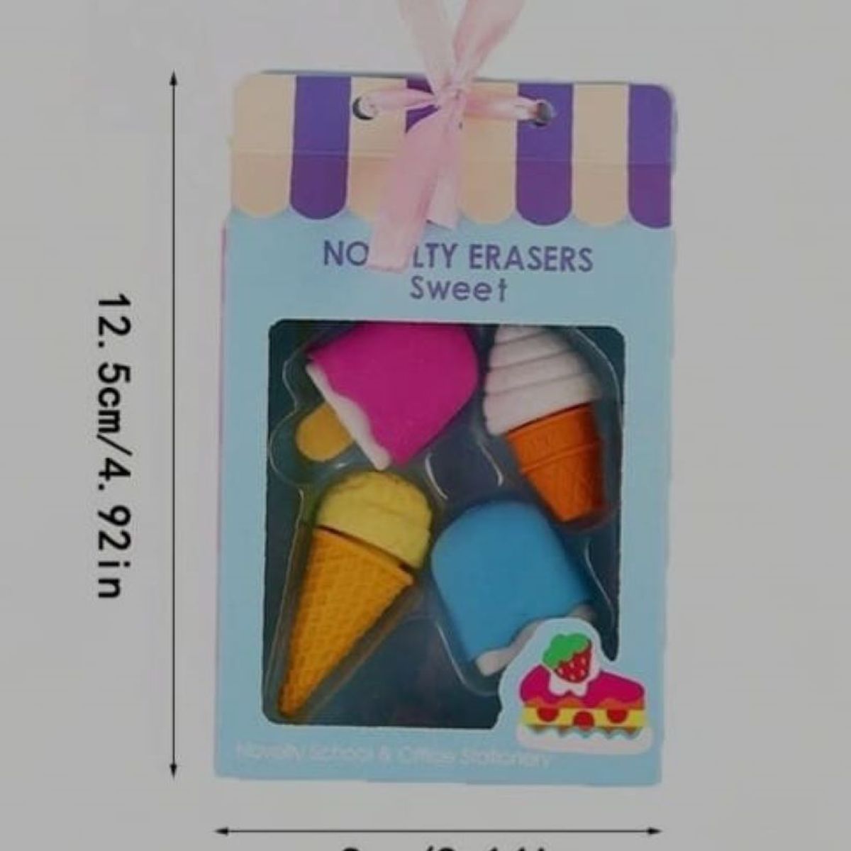 GENERICO - SET X4 BORRADORES NOVELTY SWEET  - CELESTE