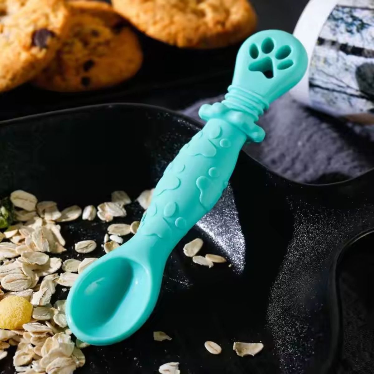 GENERICO - Cuchara de Silicona Generico NiñoV