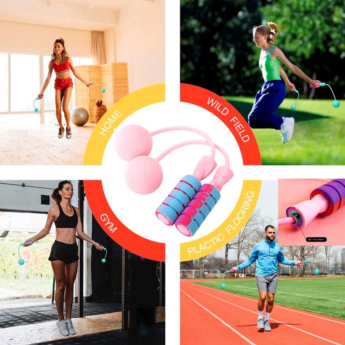 GENERICO - Cuerda de saltar inalámbrica