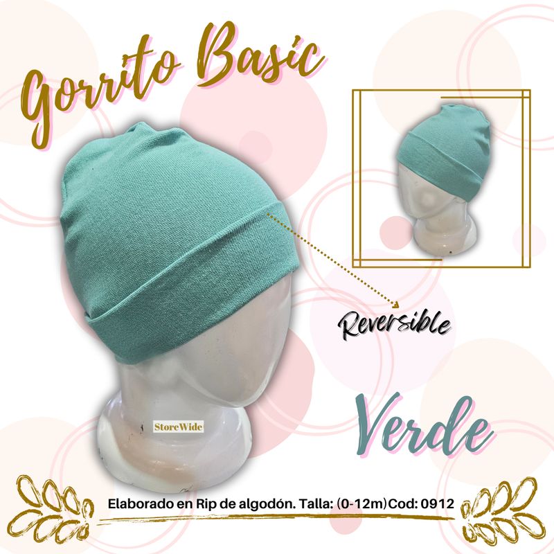 GENERICO - Gorrito para bebes unisex