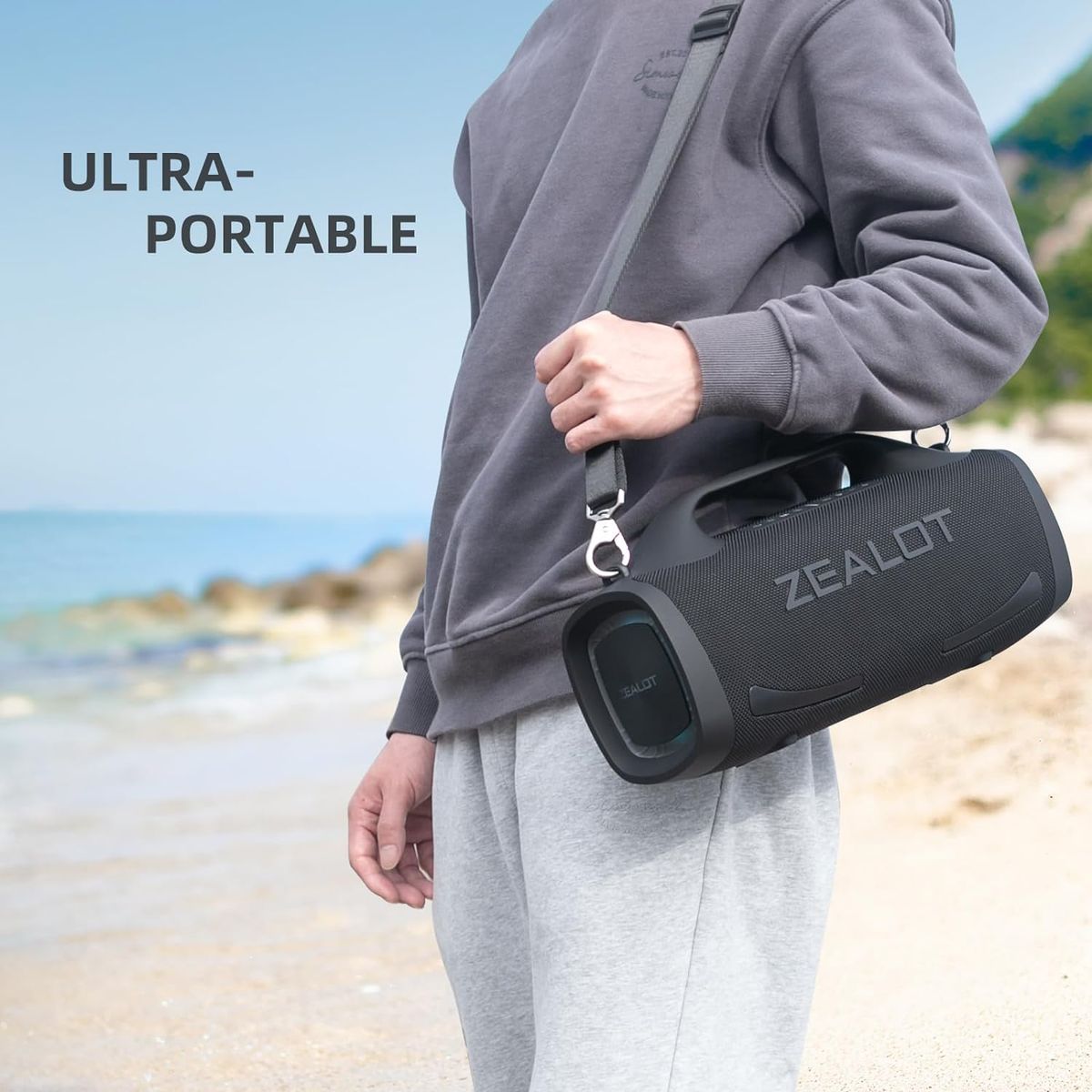 ZEALOT - Zealot S79 Parlante Bluetooth 100W IP67 5.2 PowerBank no Tronsmart