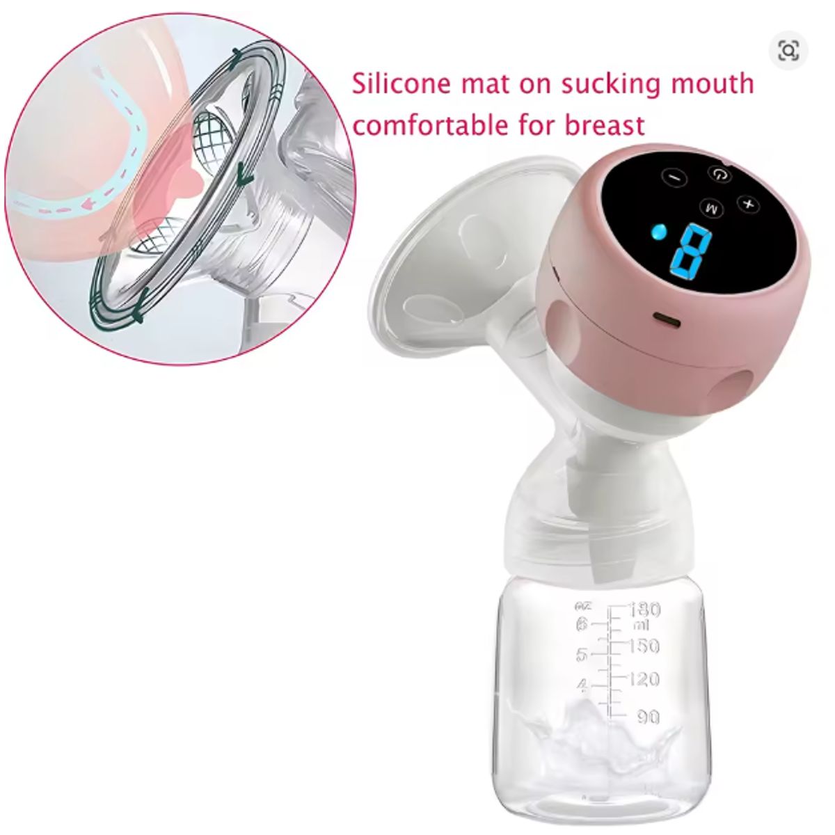 GENERICO - EXTRACTOR DE LECHE MATERNA PORTATIL INALAMBRICO RECARGABLE