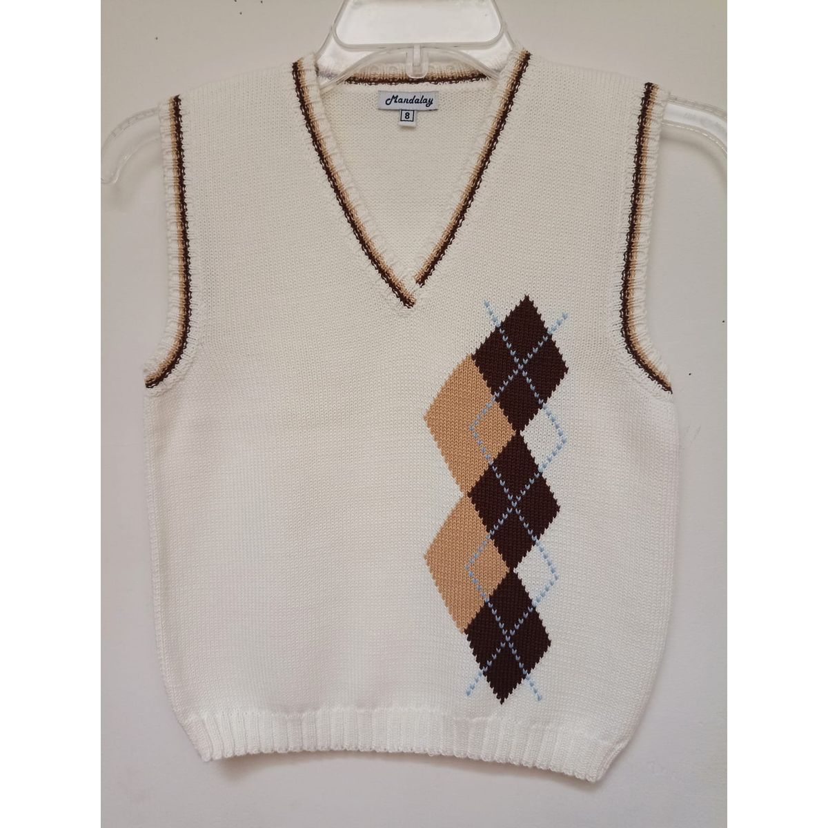 GENERICO - Pullover Chaleco Cocos Hueso Mandalay Knits