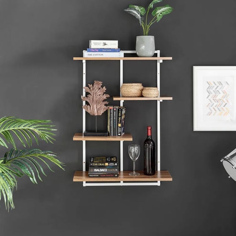 VENTITAS HOME - Repisa Industrial Flotante Krista Ventitas Home Color Gales