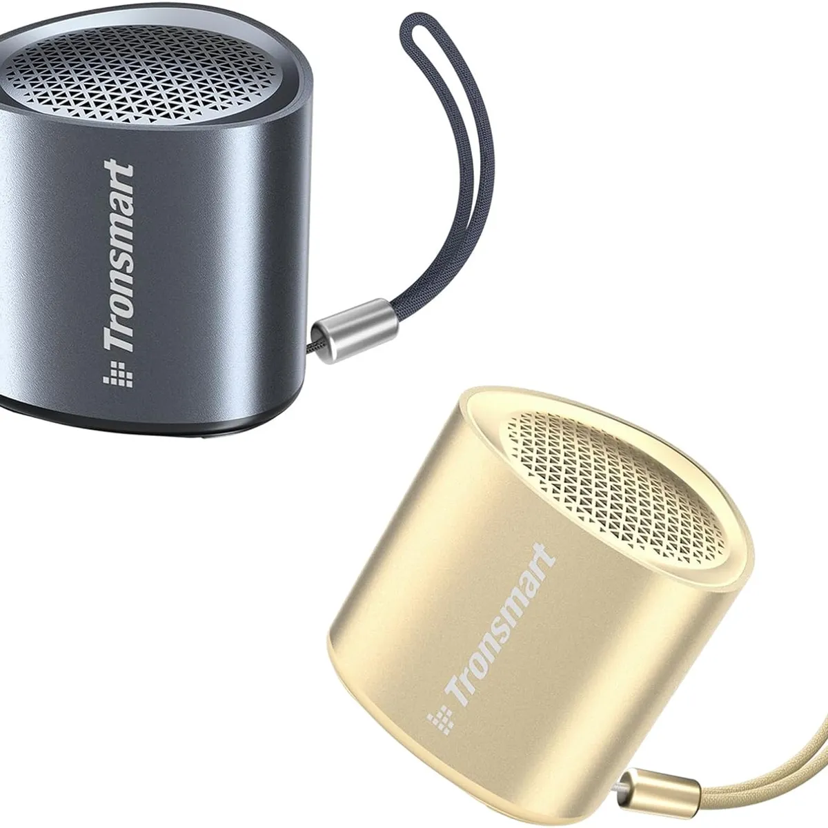 TRONSMART - Parlante Bluetooth Tronsmart Nimo Dual Pack - Gris y Dorado