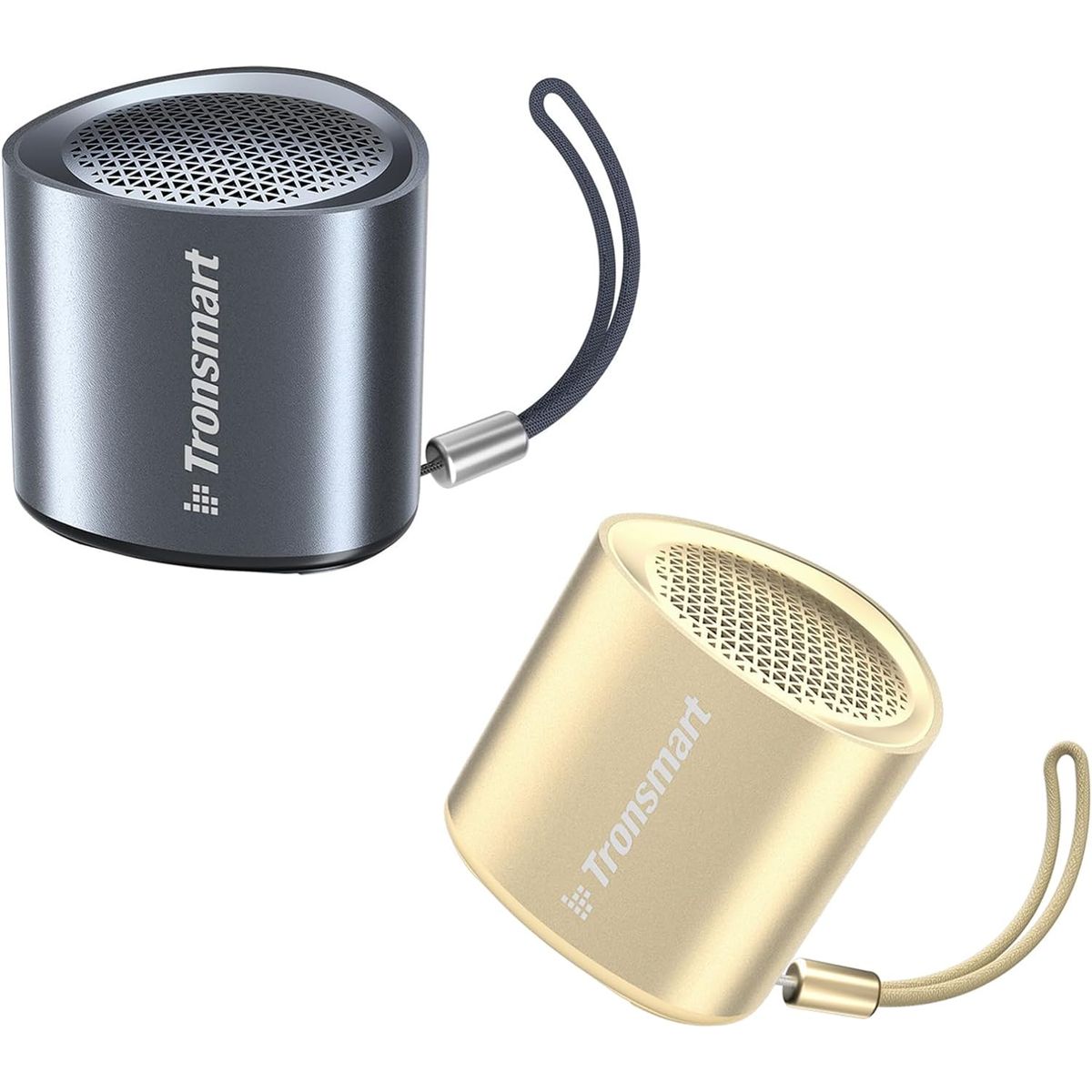 TRONSMART - Parlante Bluetooth Tronsmart Nimo Dual Pack - Gris y Dorado