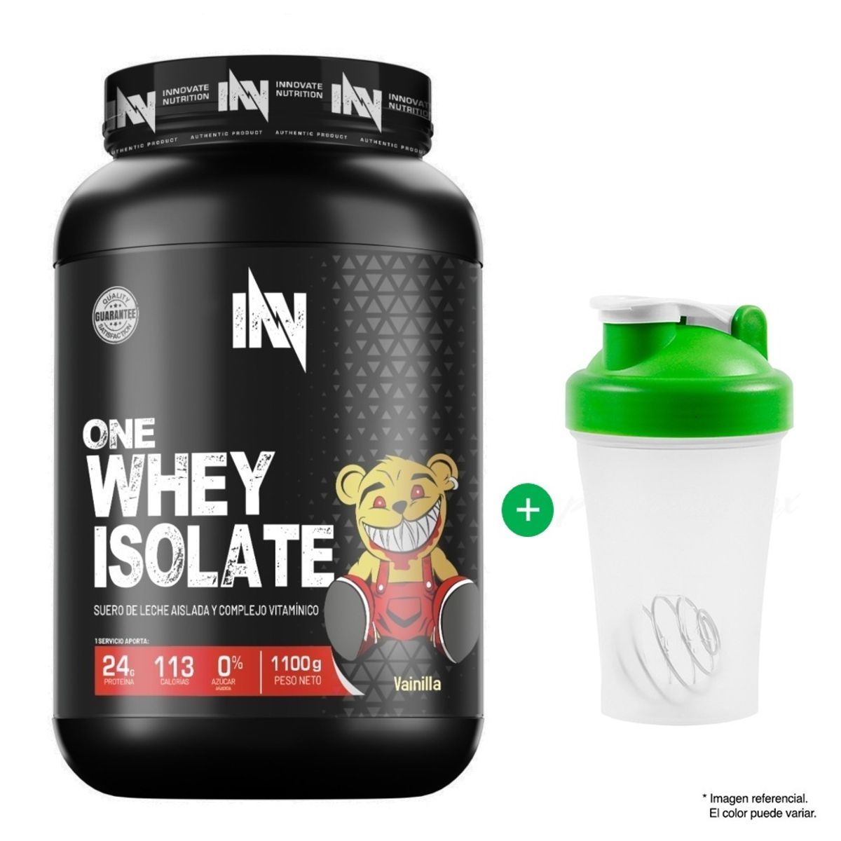 INN INNOVATE NUTRITION - ONE WHEY ISOLATE 1100gr - INN PROTEÍNA ISOLATADA CHOCOLATE