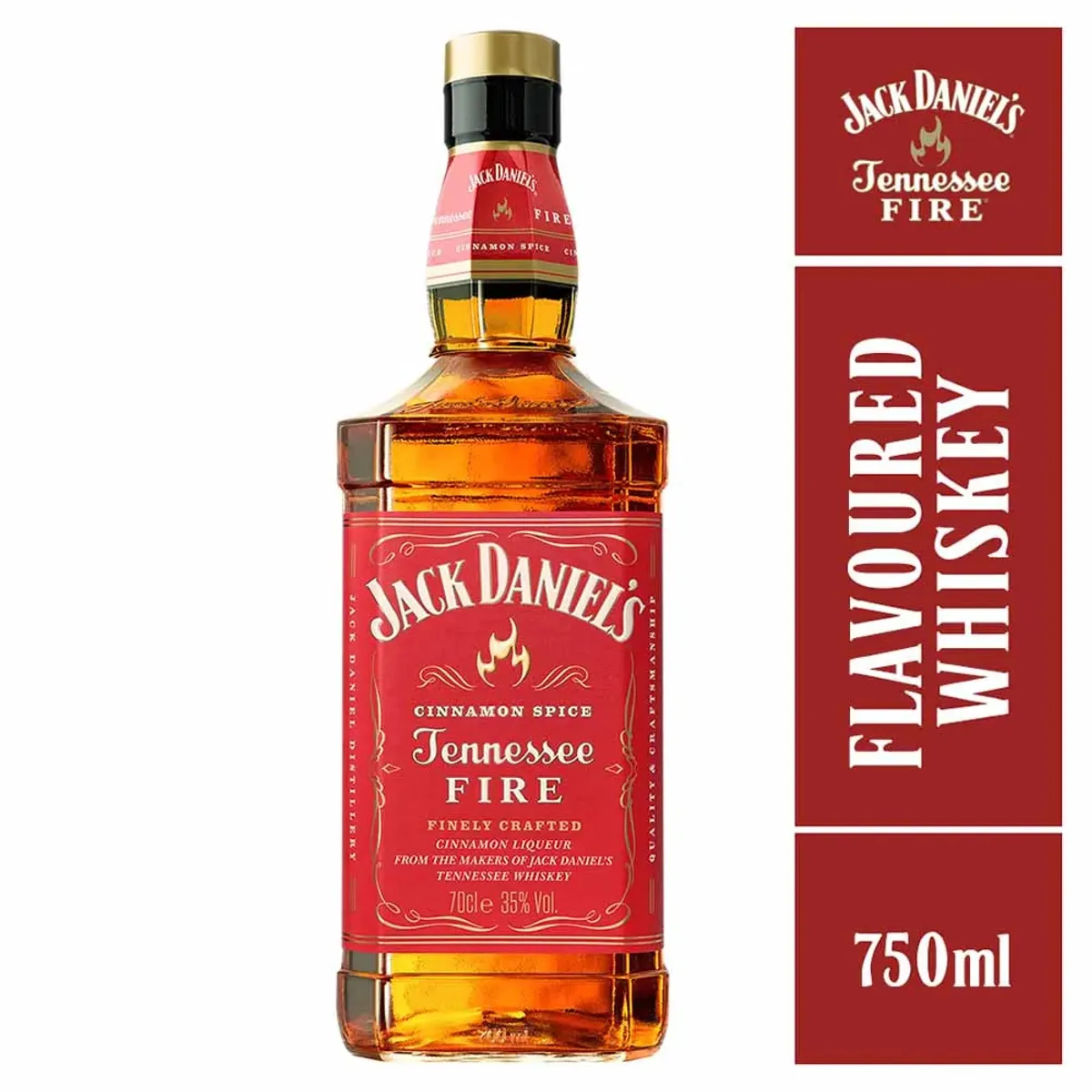 JACK DANIELS - Whisky JACK DANIELS Fire Botella 750ml