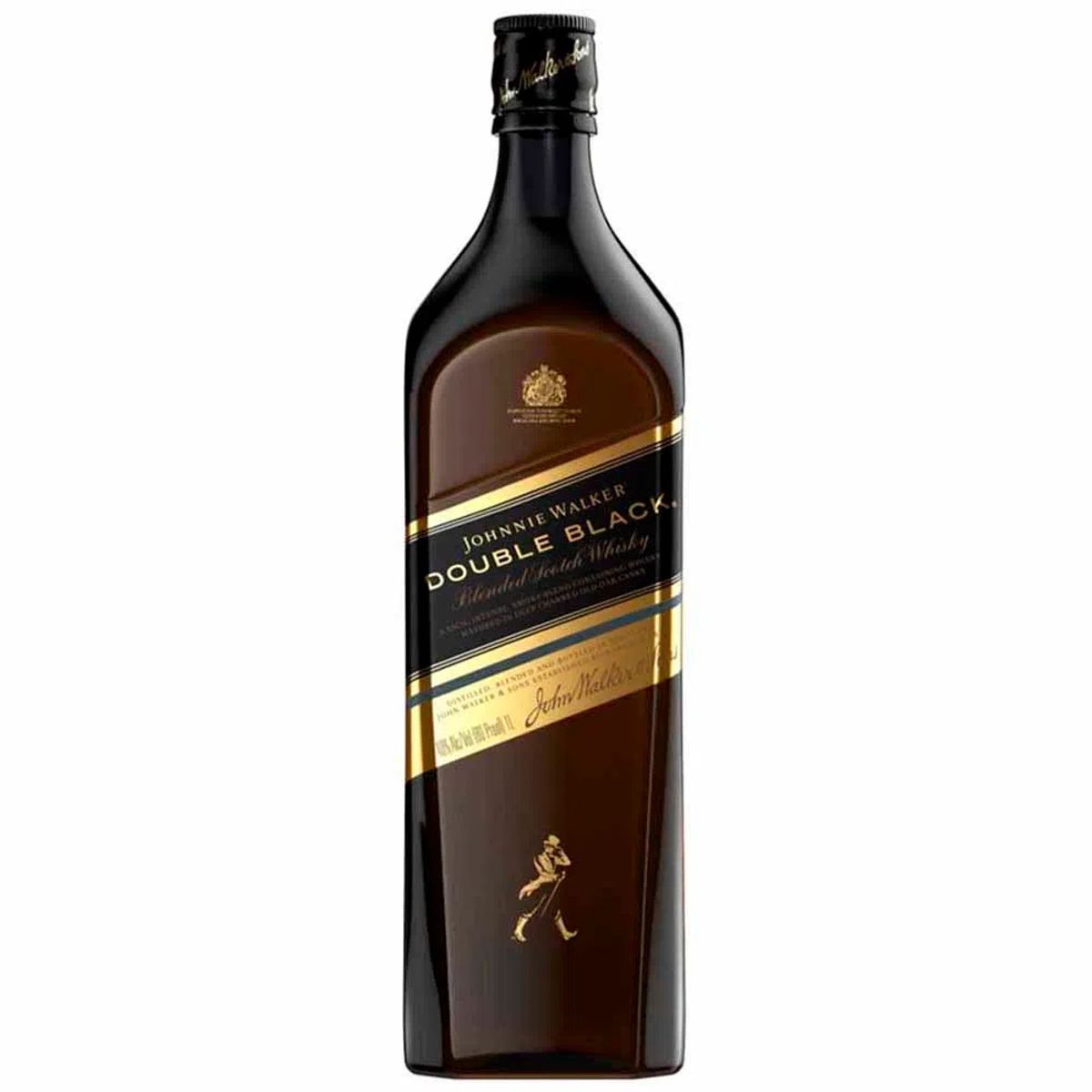 JOHNNIE WALKER - Whisky JOHNNIE WALKER Double Black Label Botella 1L