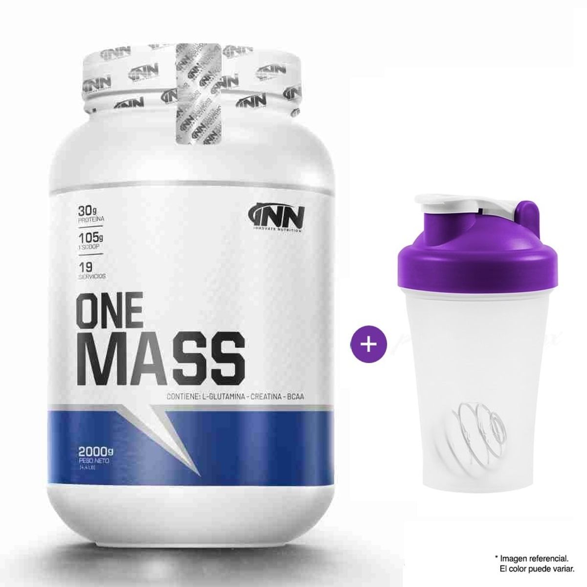 INN INNOVATE NUTRITION - INN ONE MASS 2 KILOS CHOCOLATE + SHAKER