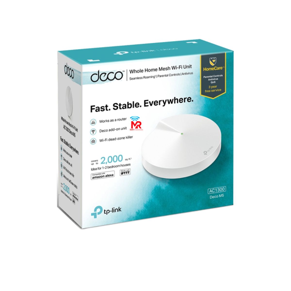 TP LINK - deco m5 1pack wifi mesh ac1300 full gigabit tplink