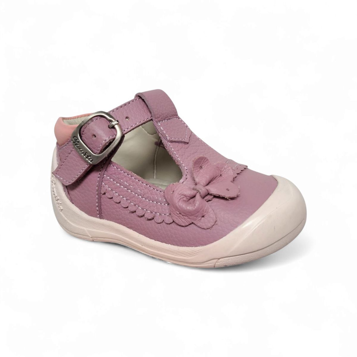 GENERICO - Zapato pibe semi-ortopédico gateador Lila Modelo Pibe para niña bebé