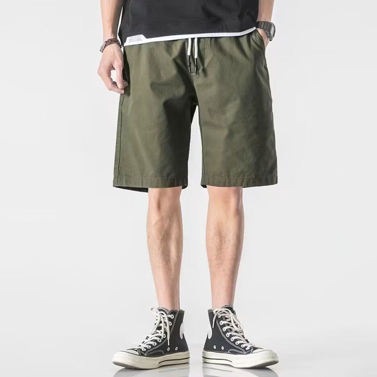 42AROZINA - pantalones cortos casuales para hombres