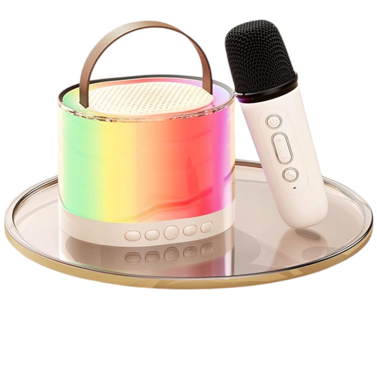 GENERICO - Mini Máquina Portatil de Karaoke - Blanco