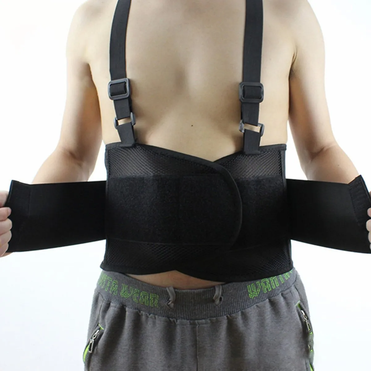 ZIMRAHYG - Cinturón de soporte de cintura protector de cintura fitness