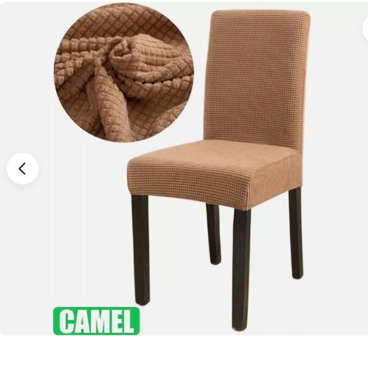 GENERICO - Funda elástica silla de comedor cubierta elástica de jacquard gruesa