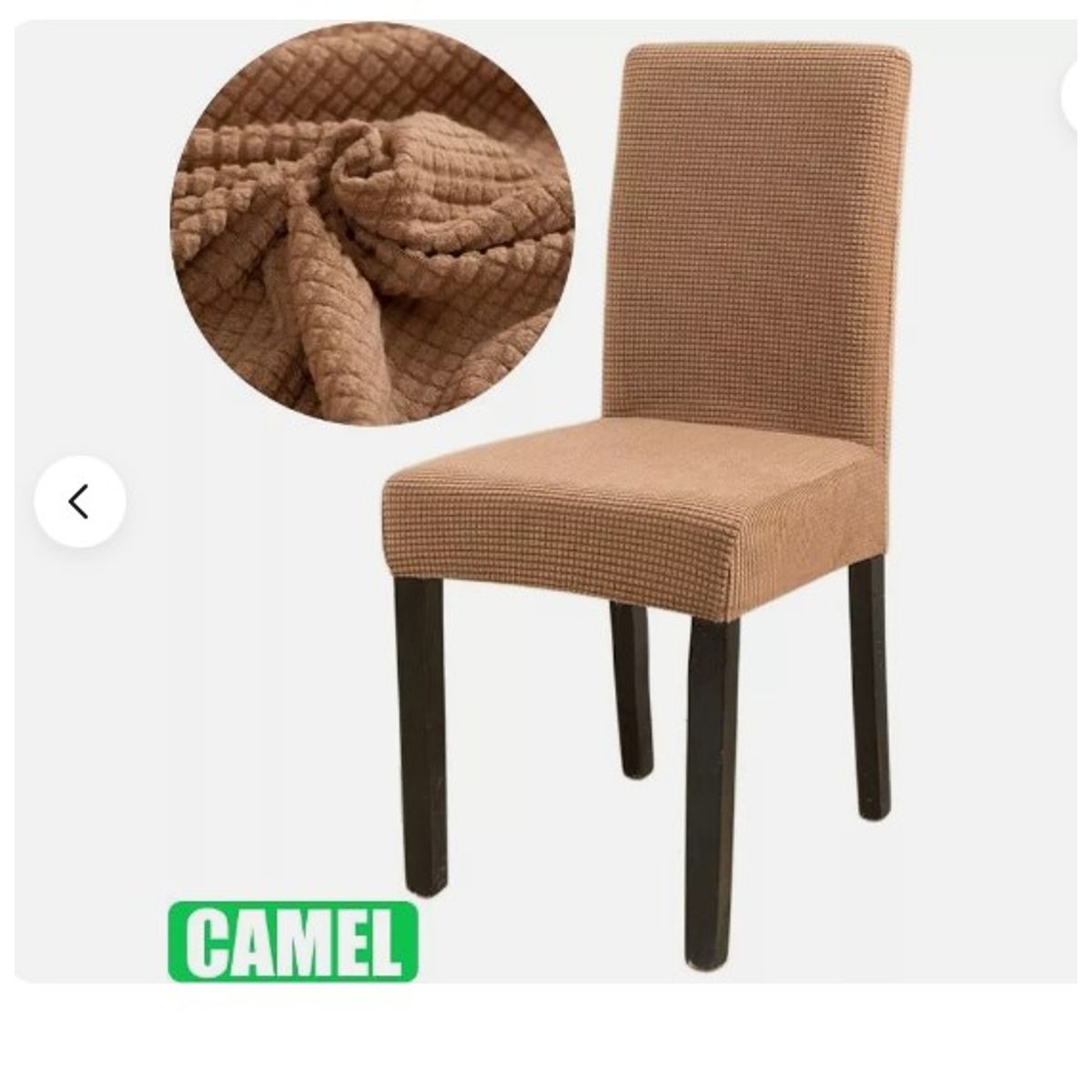 GENERICO - Funda elástica silla de comedor cubierta elástica de jacquard gruesa