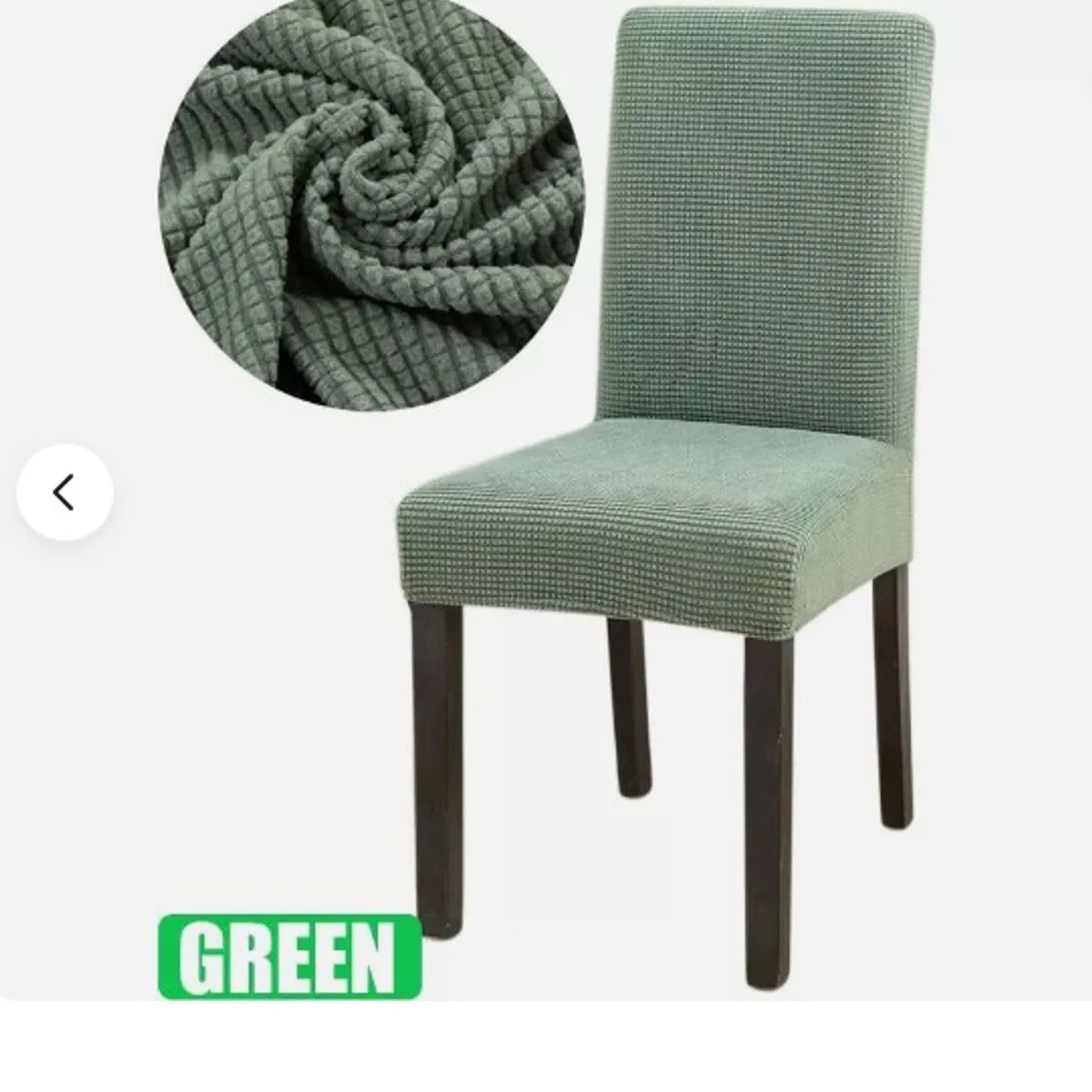 GENERICO - Funda elástica silla de comedor cubierta elástica de jacquard gruesa