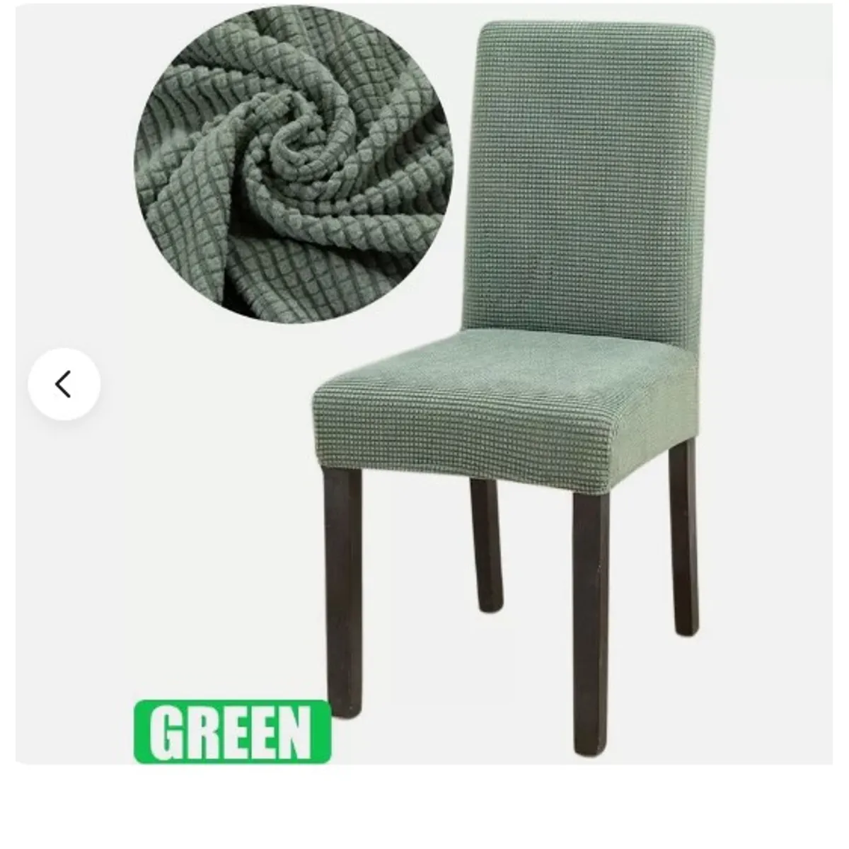 GENERICO - Funda elástica silla de comedor cubierta elástica de jacquard gruesa