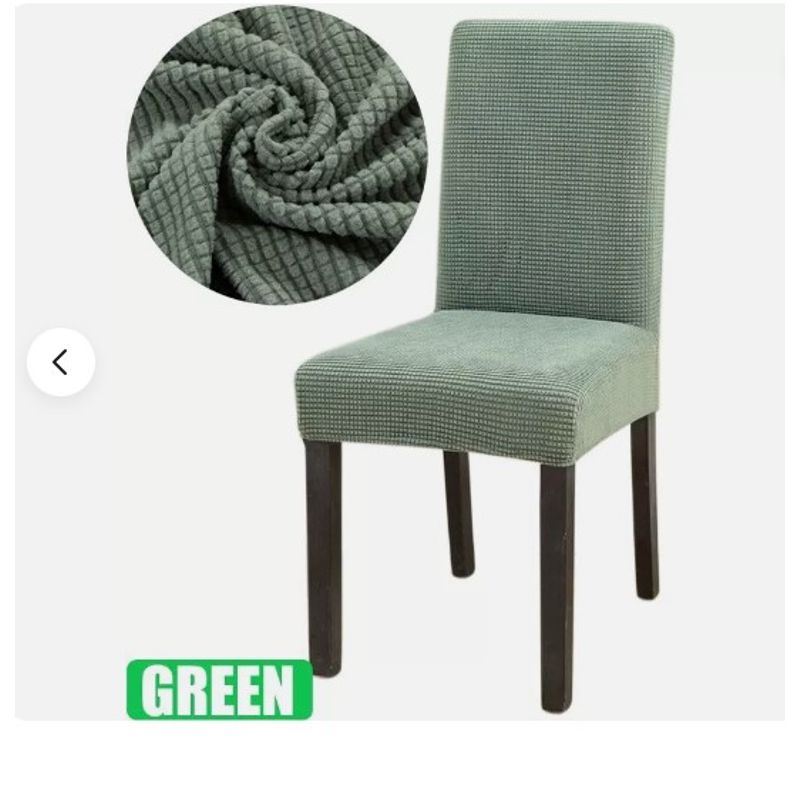 GENERICO - Funda elástica silla de comedor cubierta elástica de jacquard gruesa
