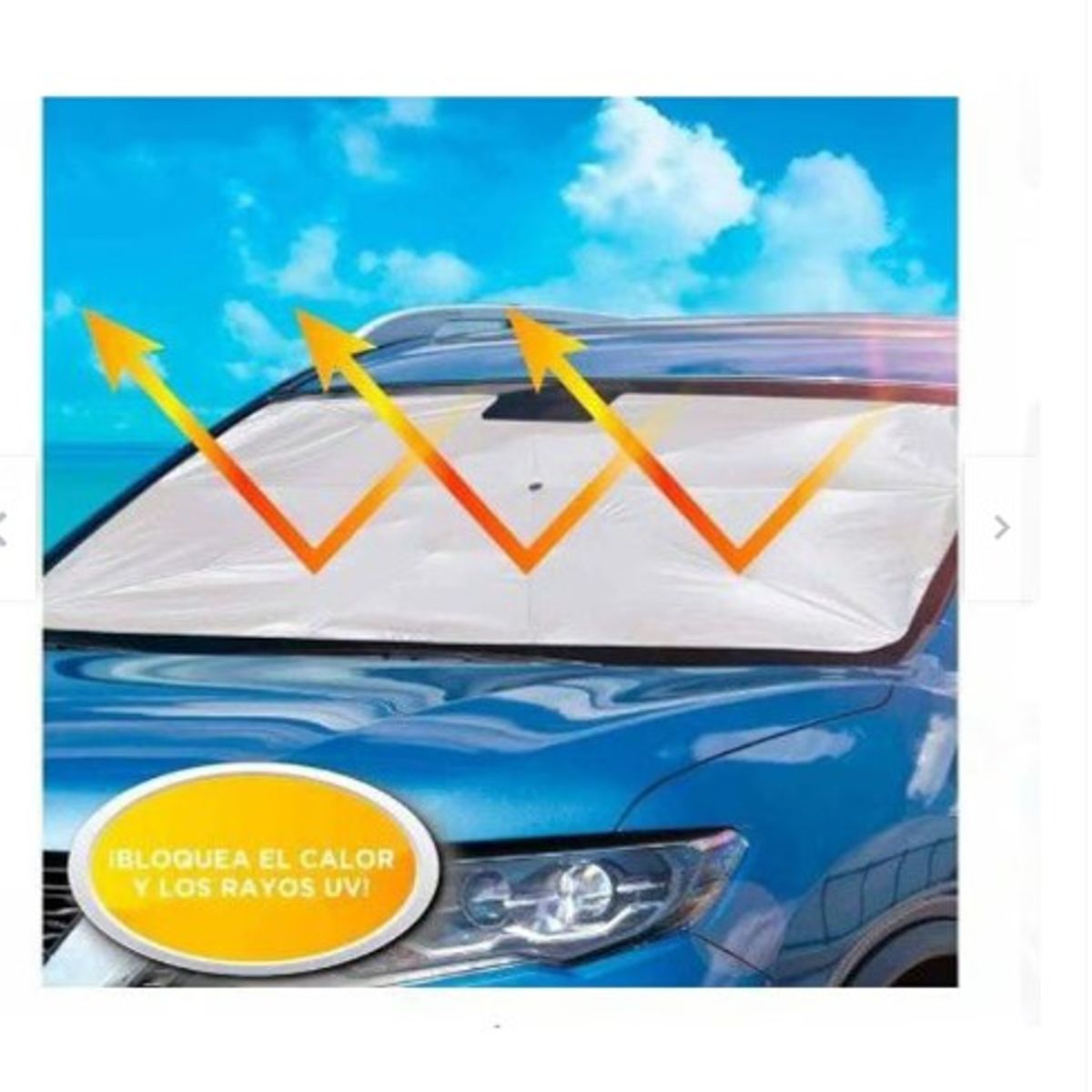 GENERICO - Tapasol Estilo Sombrilla para todo tipo de Vehiculos