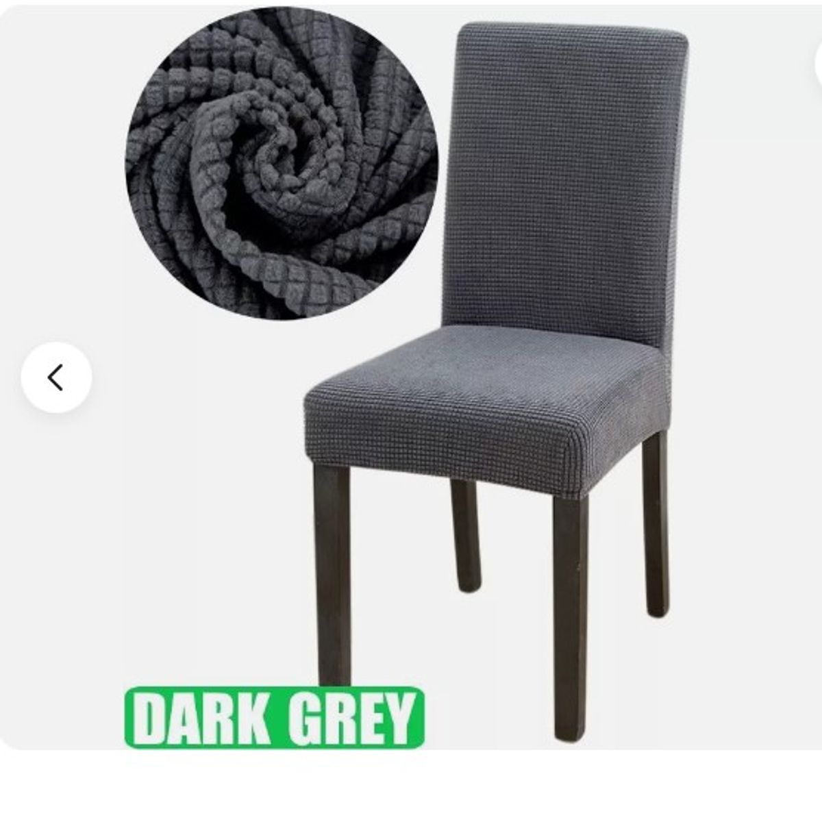 GENERICO - Funda elástica silla de comedor cubierta elástica de jacquard gruesa