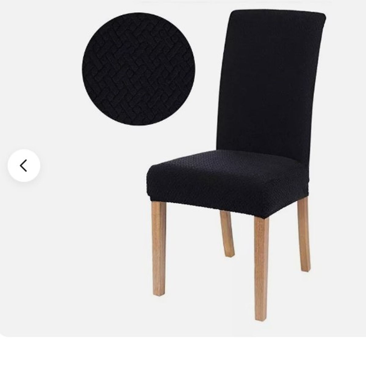 GENERICO - Funda elástica silla de comedor cubierta elástica de jacquard gruesa