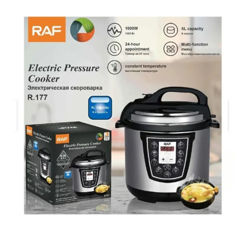 RAFF - olla Multifunción Antiadherente 5L 12 Funciones BLANCO