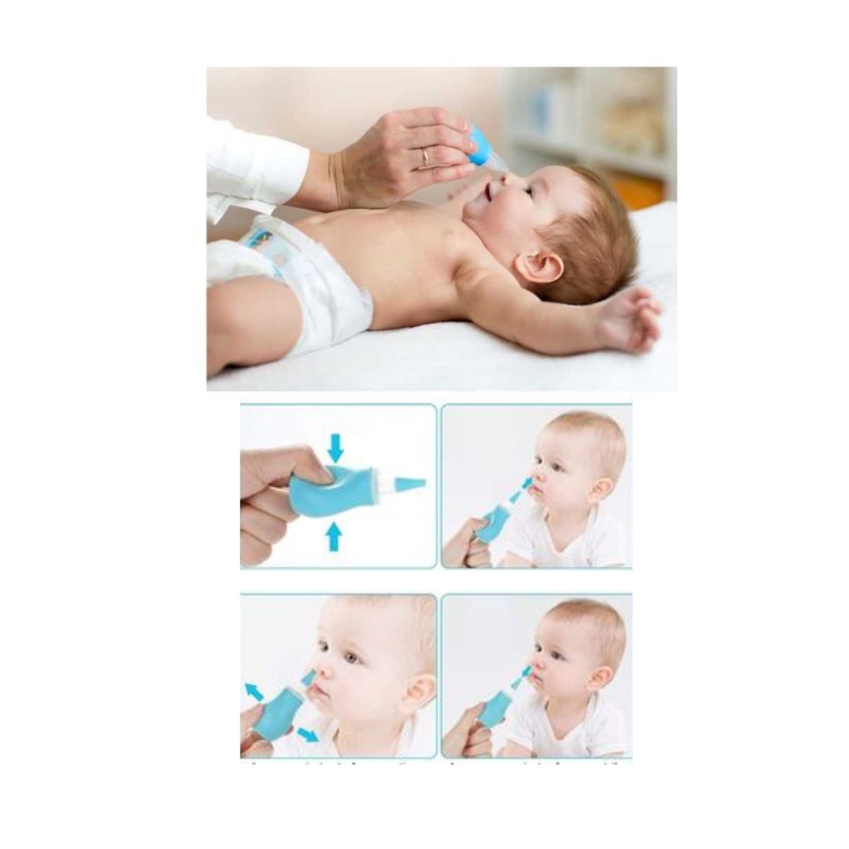 GENERICO - Aspirador Nasal Santolee - Rojo