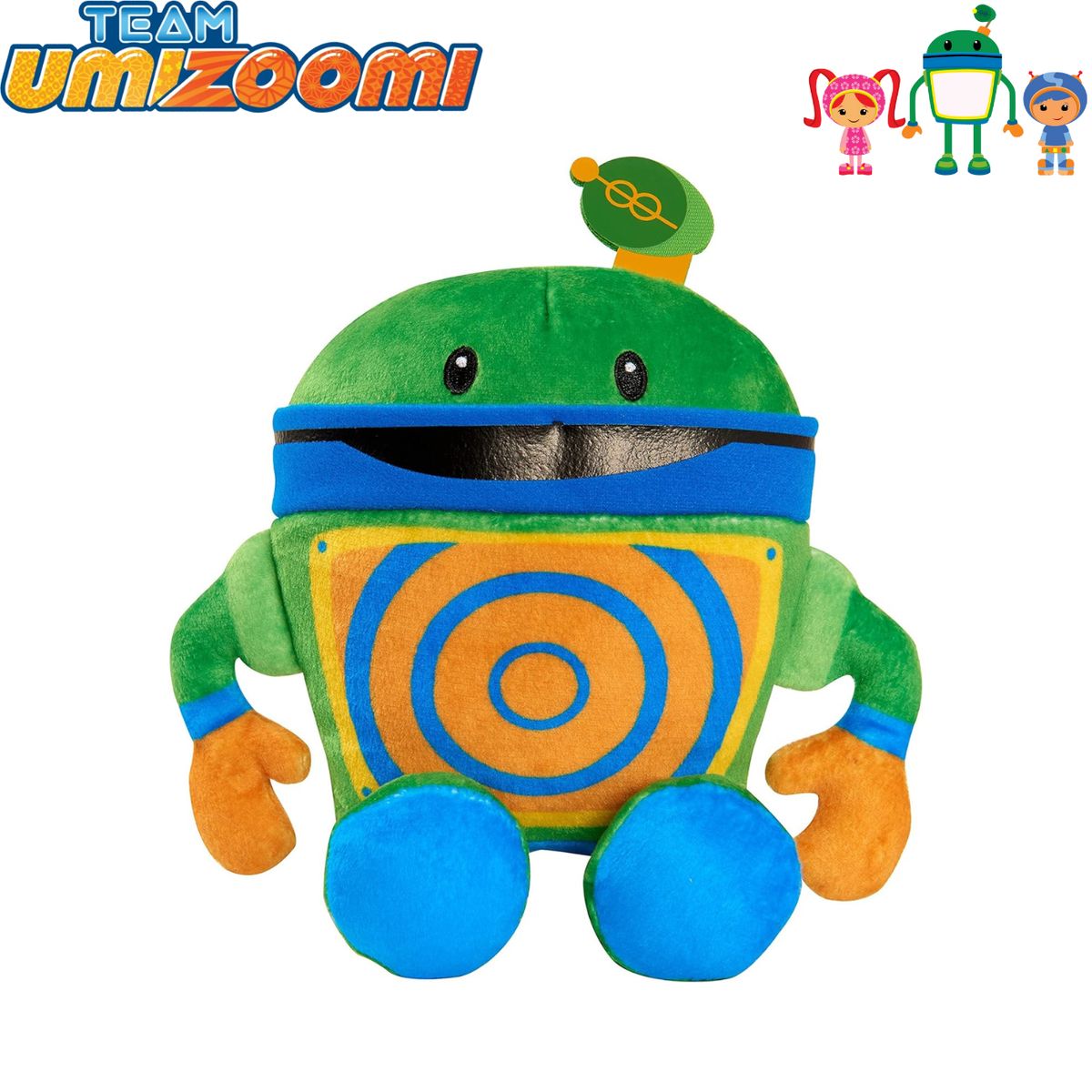 JUST PLAY - Peluche Bot - Robot Verde - Team Umizoomi Beans Just Play