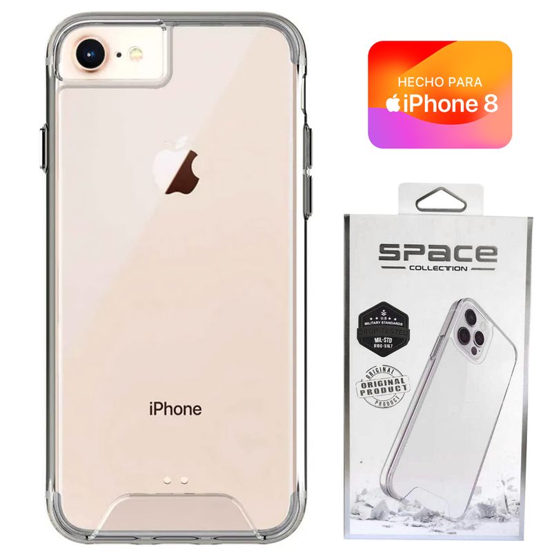GENERICO - Space Case Transparente iPhone 6-7-8 Funda Para celular