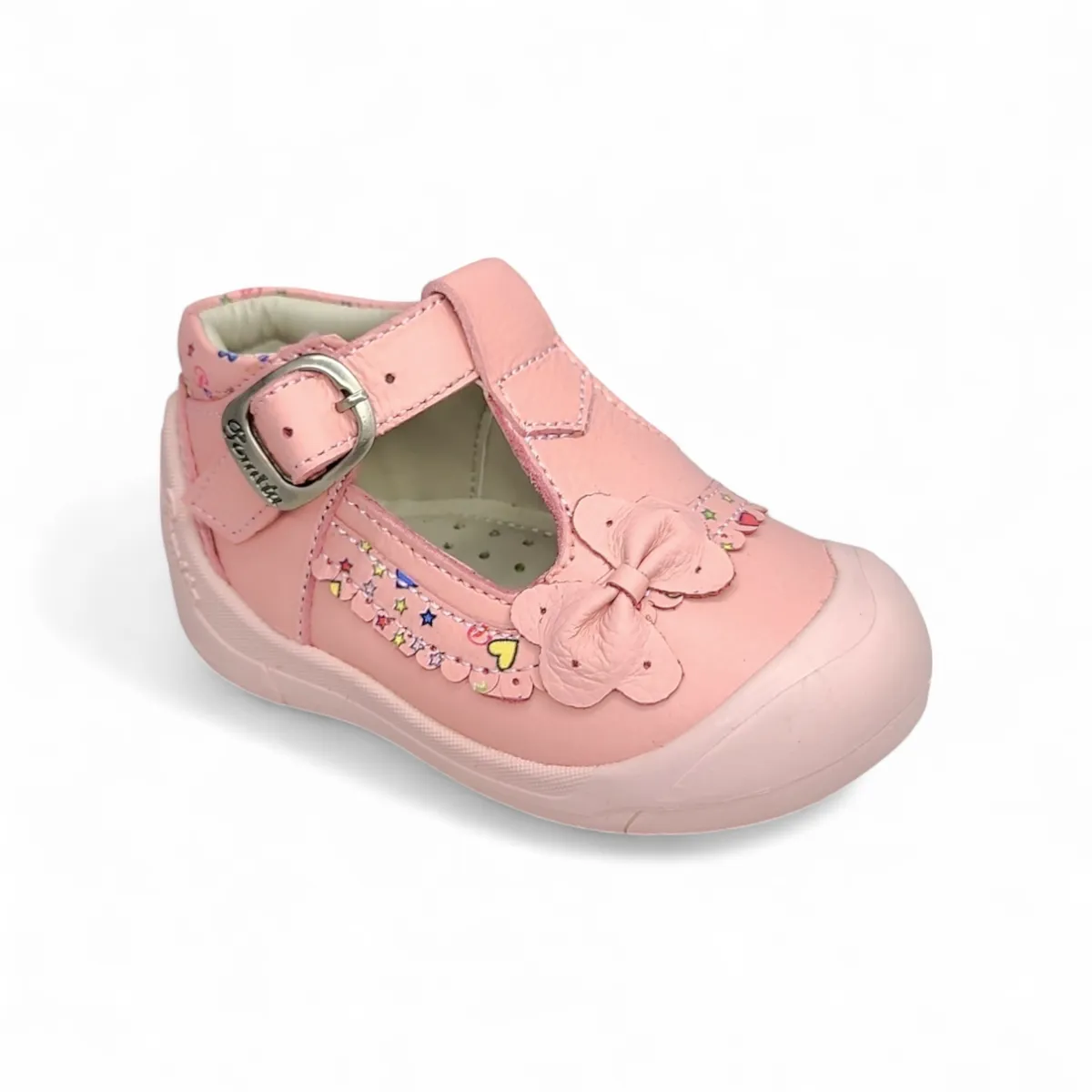 GENERICO - Zapato pibe semi-ortopédico gateador Palo Rosa Pibe para niña bebé