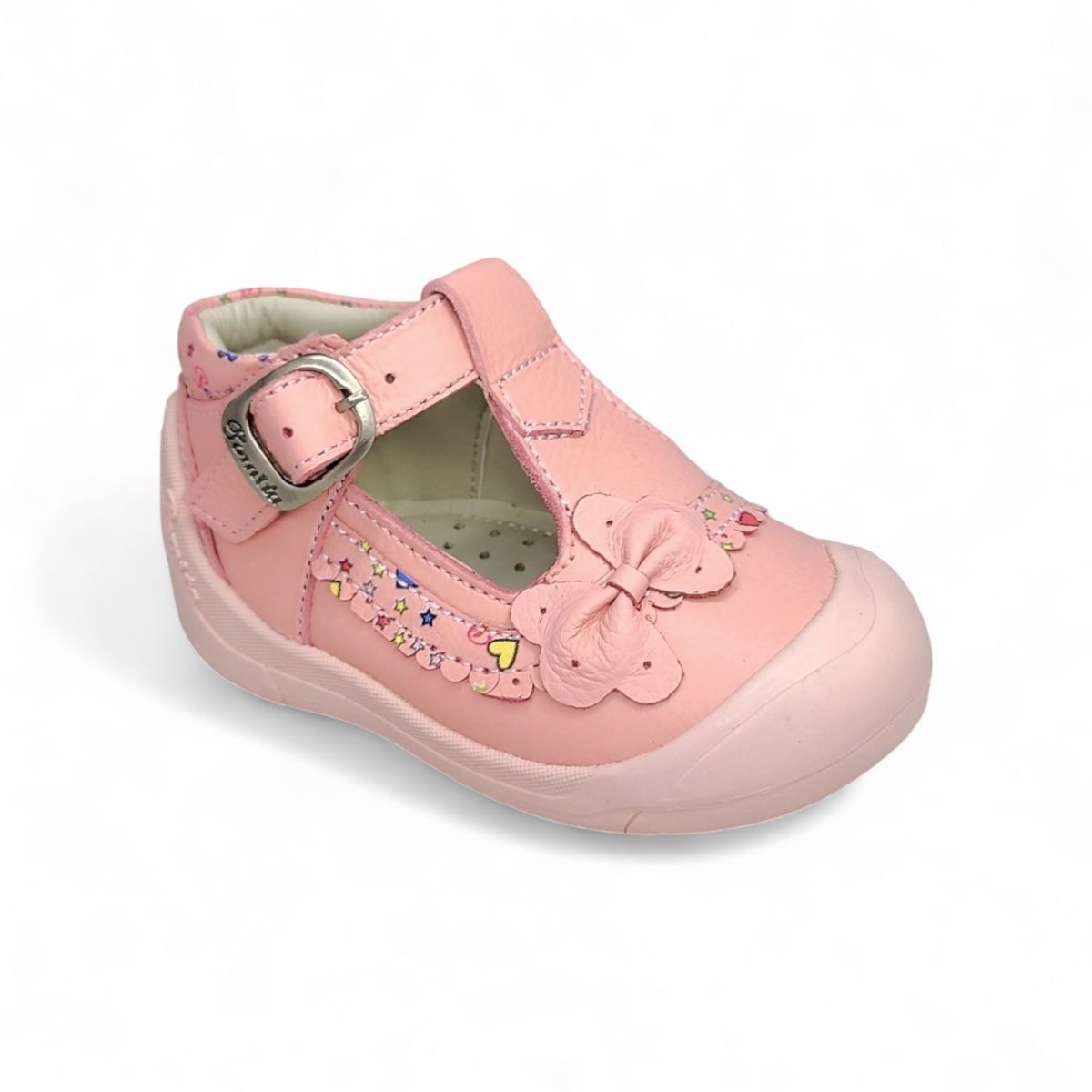 GENERICO - Zapato pibe semi-ortopédico gateador Palo Rosa Pibe para niña bebé