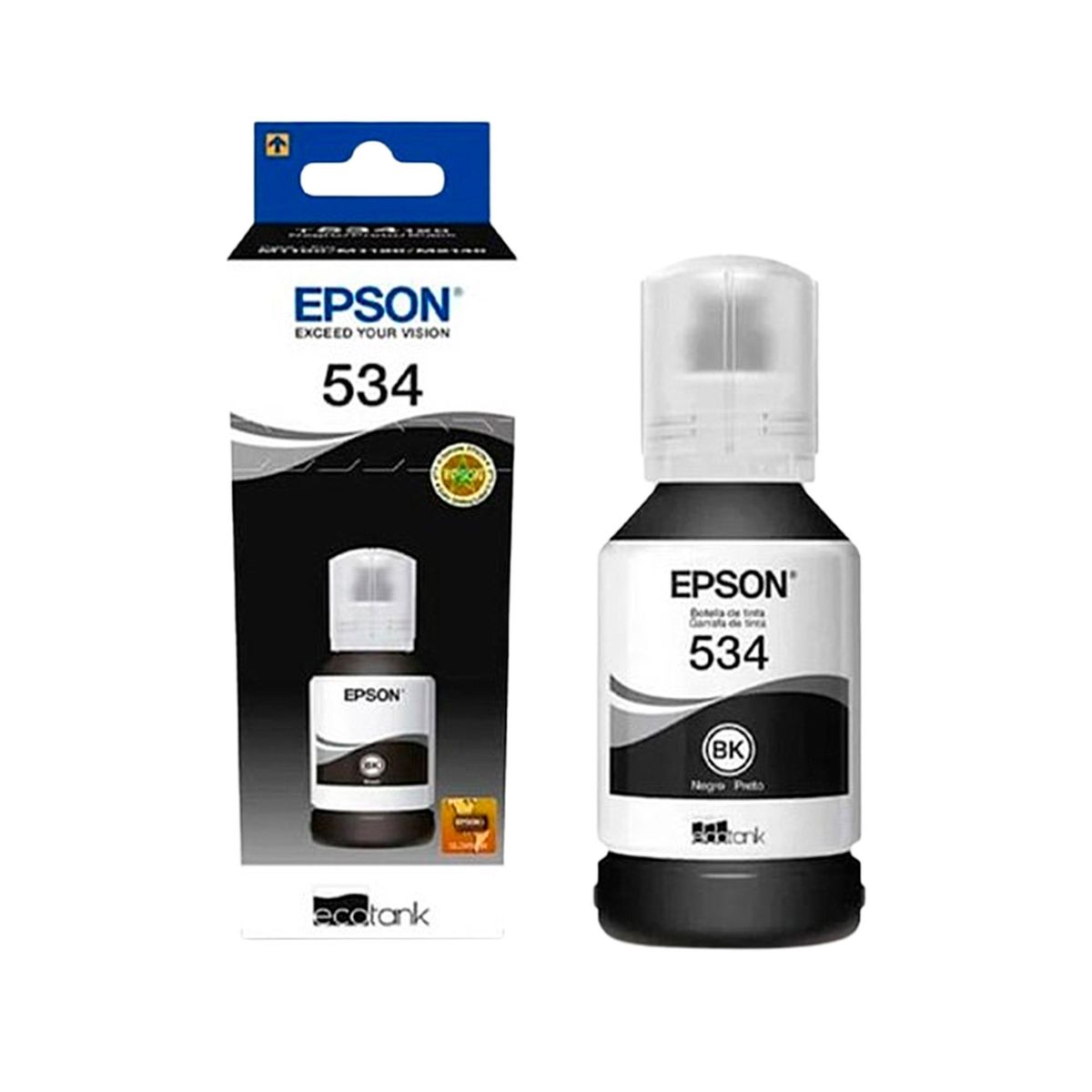 EPSON - BOTELLA DE TINTA EPSON T534120-AL, NEGRO, 120ML P/N: T534120-AL