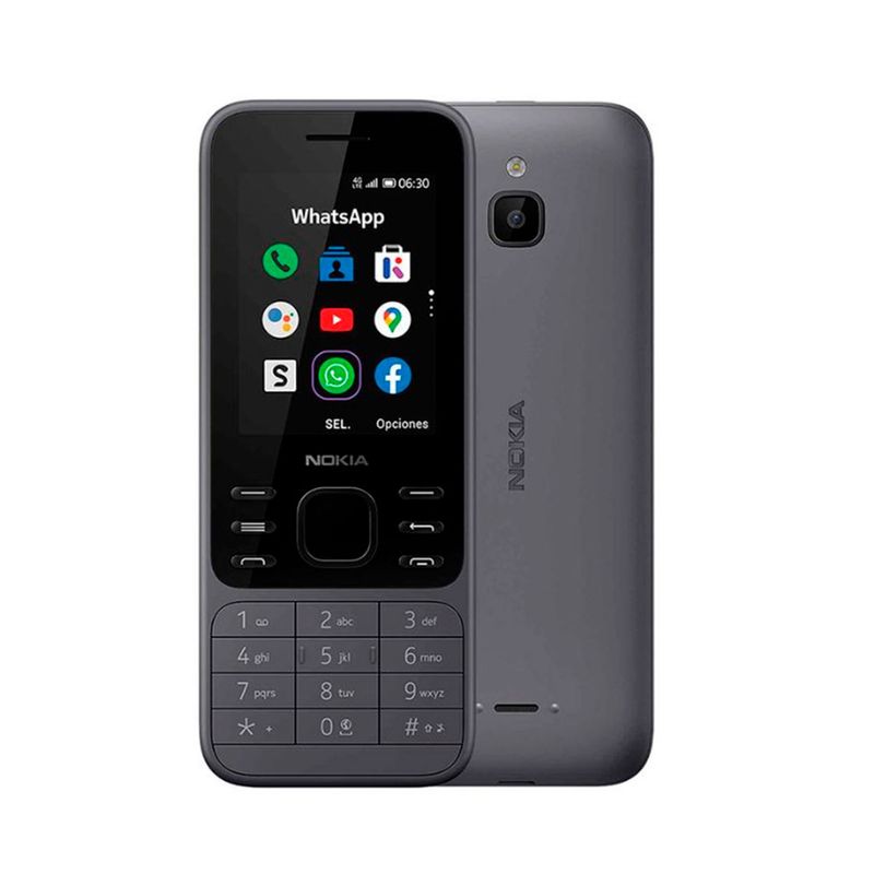 NOKIA - CELULAR NOKIA 6300 TA-1307 KAIOS 4G LTE CHARCOAL SS P/N: TA-1307
