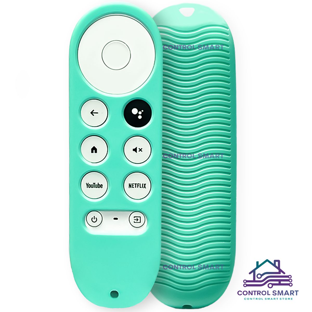 CASE - Funda Protector Para Control Google Chromecast 4 - Verde Agua