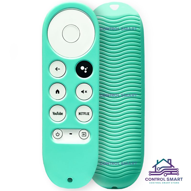 CASE - Funda Protector Para Control Google Chromecast 4 - Verde Agua