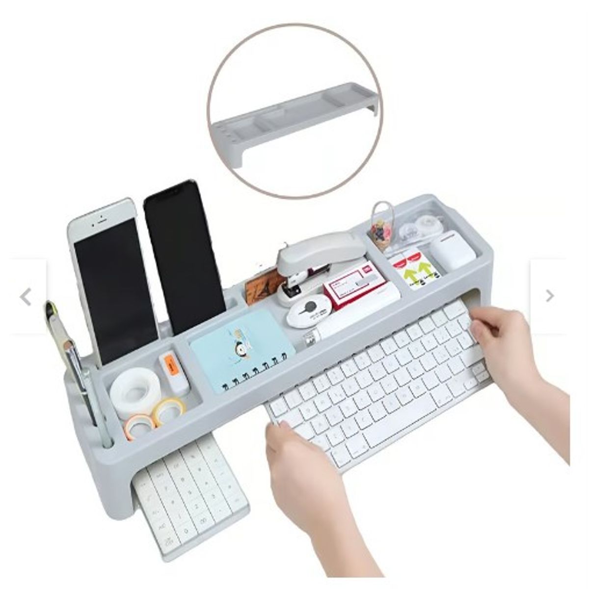 GENERICO - Organizador de escritorio portatil para celular lapiceros accesorios