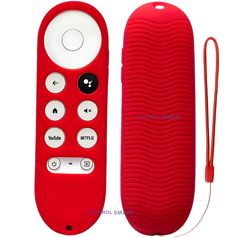 CASE - Funda Protector Para Control Google Chromecast 4 - Rojo