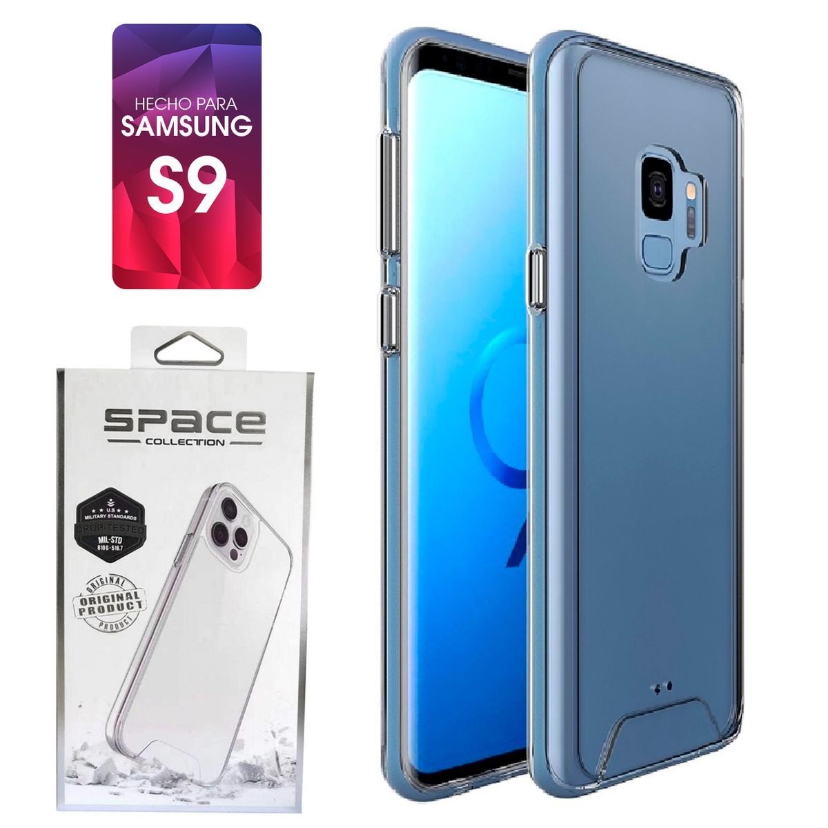 GENERICO - Space Case Transparente Samsung S9 Funda Para celular