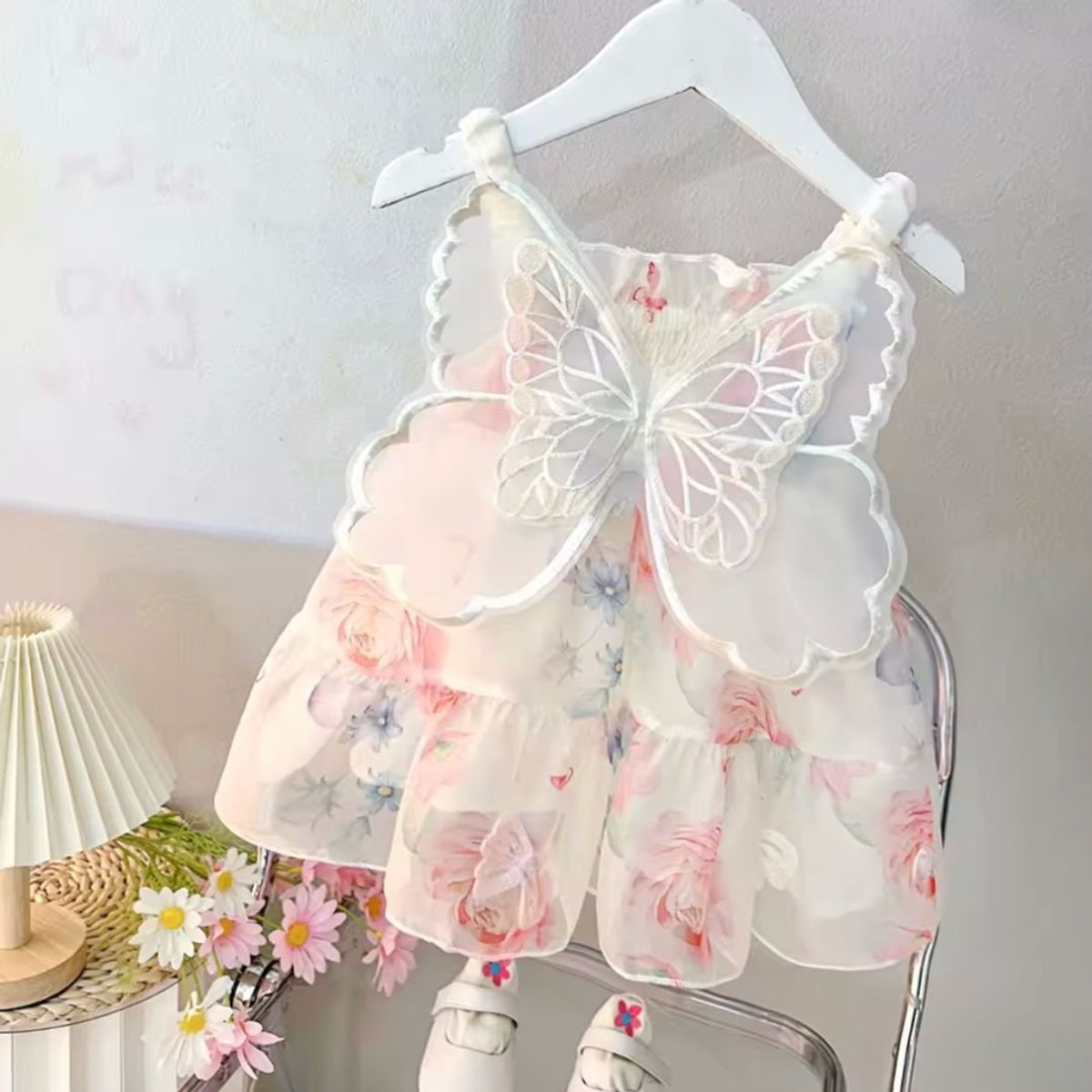 GENERICO - VESTIDO NIÑA  MODELO MARIPOSA