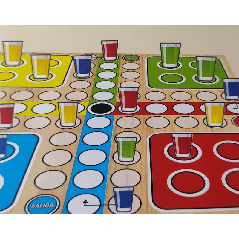 GENERICO - LUDO DRINK Y RULETA EN TABLERO - JUGUETE NAVIDAD