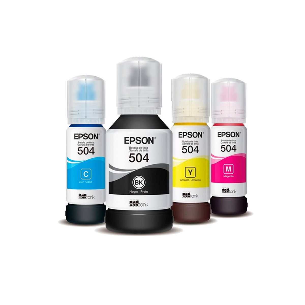 EPSON - Tinta T504 Original Tinta Epson Juego X 4 Colores Y Negro P15