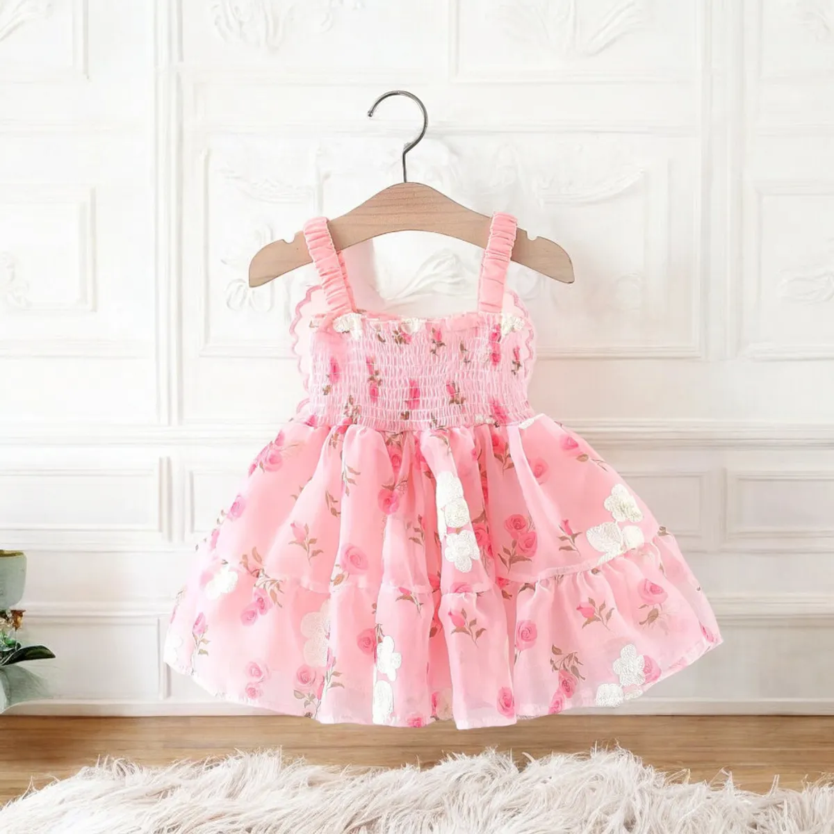 GENERICO - VESTIDO PARA BEBÉ - DISEÑO MARIPOSAS