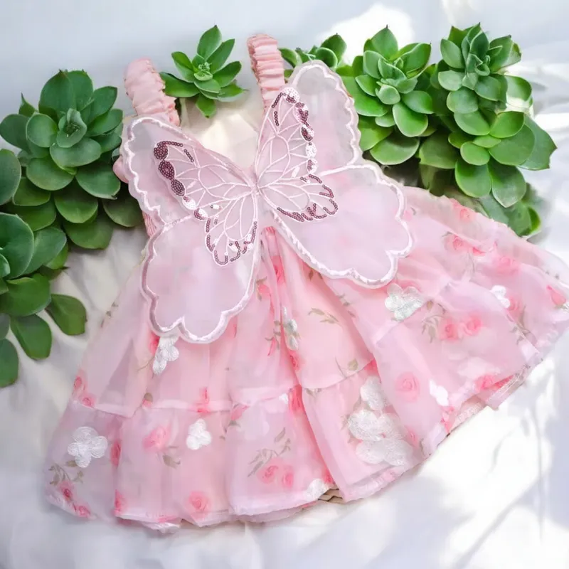 GENERICO - VESTIDO PARA NIÑA DE  MARIPOSA