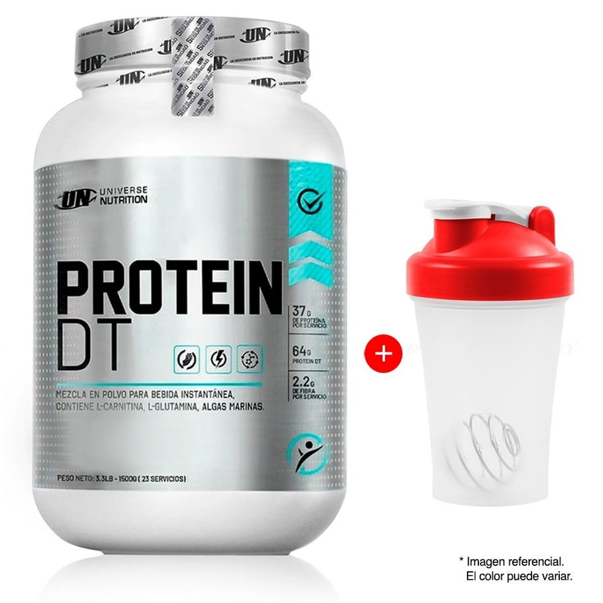 UNIVERSE NUTRITION - PROTEÍNA PROTEIN DT 1.5 KG CHOCOLATE MÁS SHAKER