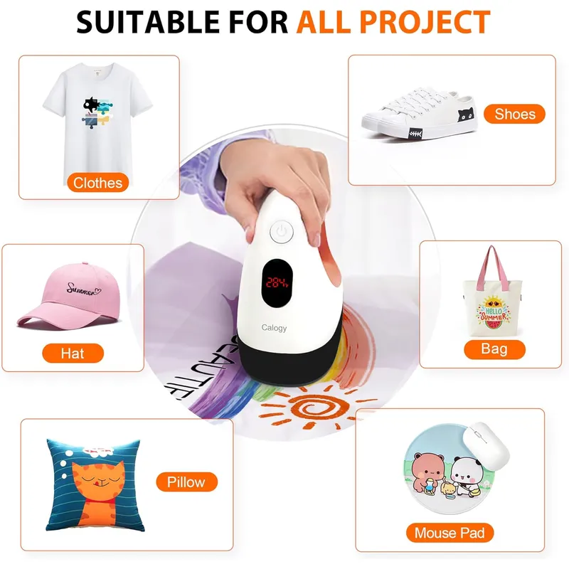 GENERICO - MINI PLANCHA CALOR SUBLIMACION SUBLIMADO TRANSFERENCIA CALOR