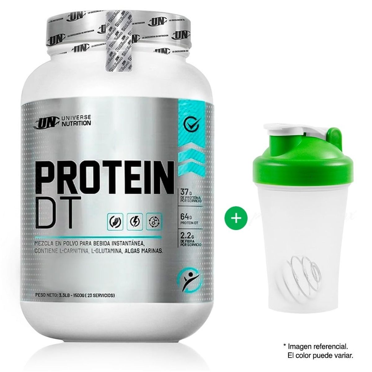 Universe Nutrition - Proteína con Algas Marinas PROTEIN DT 1.5 KG Cookies and Cream