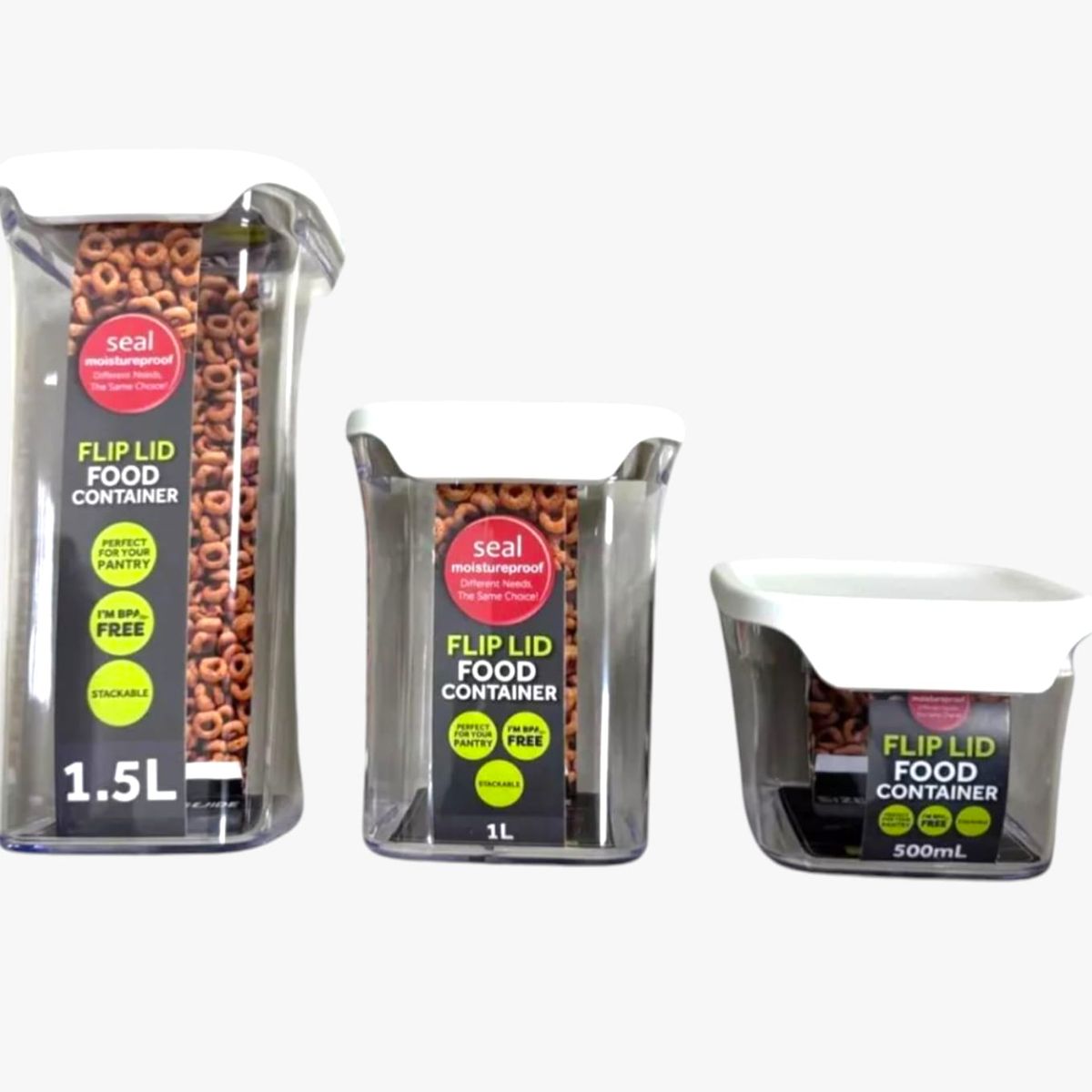 GENERICO - Set  de 3 Contenedores  para Almacenamiento